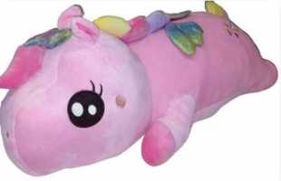 Мягкая плюшевая игрушка антистресс Единорог 65см розовый